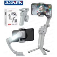 Стабілізатор для телефона AXNEN HQ6 3-осьовий стабілізатор з АІ функціями на штативі з керування через Арр