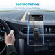 Автомобільний магнітний тримач для телефона Tiegem Magnetic Car Holder Сріблястий