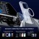 Автотримач із бездротовим заряджанням Transparent Magnetic Car Wireless Charger 15 Вт