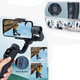 Стедікам Трьохосьовий Bluetooth Стабілізатор для телефону F10 Pro 3-Axis Gimbal для Android та iPhone