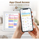 Цифрова фоторамка Dragon Touch 10.1" White: сенсорний IPS-екран, WiFi, завантаження через додаток, календар та органайзер (2025)