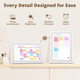 Цифрова фоторамка Dragon Touch 10.1" White: сенсорний IPS-екран, WiFi, завантаження через додаток, календар та органайзер (2025)