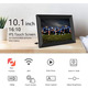 Цифрова фоторамка Frameo 10,1" IPS HD Touch: WiFi, 32GB (80 000+ фото), додаток iOS/Android, сенсорна, Чорна
