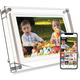 Цифрова WiFi фоторамка Frameo 10.1" Акрилова IPS HD 32GB: Хмарна фоторамка з сенсорним екраном та iOS/Android App
