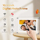 Цифрова WiFi фоторамка Frameo 10.1" Акрилова IPS HD 32GB: Хмарна фоторамка з сенсорним екраном та iOS/Android App