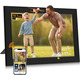 Цифрова фоторамка Frameo 10,1" IPS HD Touch: WiFi, 32GB (80 000+ фото), додаток iOS/Android, сенсорна, Чорна