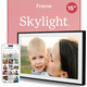 Цифрова фоторамка Skylight: 15-дюймовий Wi-Fi з можливістю завантаження з телефону, сенсорний екран цифрової фоторамки