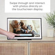 Цифрова фоторамка Skylight: 15-дюймовий Wi-Fi з можливістю завантаження з телефону, сенсорний екран цифрової фоторамки
