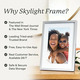Цифрова фоторамка Skylight: 15-дюймовий Wi-Fi з можливістю завантаження з телефону, сенсорний екран цифрової фоторамки