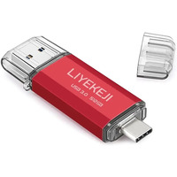 Флеш-накопичувач USB C LIYEKEJI 512 ГБ 2 в 1 3.0
