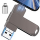 USB-флешка 256 ГБ 4-в-1 з адаптером USB-C, зовнішня флешка для телефону, iPhone та Android, планшета, ПК та ноутбука IOS