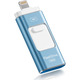 USB-флешка 128 ГБ для iPhone, сертифікована MFi Lightning Memory Stick, флеш-накопичувач 3-в-1 для iPhone/iPad/Android/ПК
