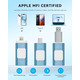 USB-флешка 128 ГБ для iPhone, сертифікована MFi Lightning Memory Stick, флеш-накопичувач 3-в-1 для iPhone/iPad/Android/ПК