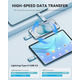 USB-флешка 128 ГБ для iPhone, сертифікована MFi Lightning Memory Stick, флеш-накопичувач 3-в-1 для iPhone/iPad/Android/ПК