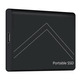 Зовнішній SSD 2 ТБ USB 3.1 Type-C 540MB/s Portable External SSD для Windows Mac Android Black