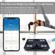 Розумні ваги ABYON з Bluetooth, аналізатор складу тіла (11 показників), синхронізація з додатком, чорні