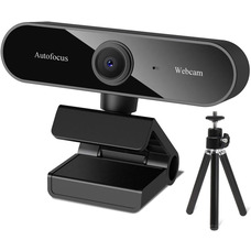 Веб-камера з мікрофоном QI-EU 1080P кут огляду 110° з USB, мікрофоном, що шумопригнічує Mac PC Ноутбук ПК