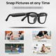 Розумні окуляри AI Glasses Pro Full HD 1080p: камера Hands-Free, 32GB, Bluetooth Музика та Дзвінки, AI Перекладач, Захист від Синь