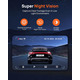 Відеореєстратор 70mai Dash Cam M310 Black — 2K 1296P QHD, Wi-Fi, кут 130°, Нічне бачення WDR, Голосове керування