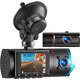 Відеореєстратор Milerong X25 Dual Dash Cam 2 камери Full HD 1080P, IPS-екран 2", нічне бачення IR, G-сенсор, моніторинг паркування