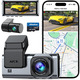 Відеореєстратор ALLTOTIVE R5 Pro 4K + 2.5K, 2 камери, Wi-Fi 5 ГГц, GPS, карта 128 ГБ, IPS 3,16″, WDR