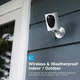 Акумуляторна Wi-Fi камера Virtavo LJH-10 Бездротова IP камера відеоспостереження з PIR-датчиком та AI розпізнаванням