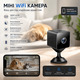 Портативна міні-камера безпеки EKDJANEP X1011 1080P WiFi Бездротова IP камера з нічним баченням та датчиком руху