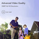 Зовнішня WiFi IP-камера IHOUMI P150: 1080P FHD, захист IP66, підтримка Alexa/NVR/RTSP, нічне бачення