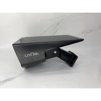 Ландшафтні сонячні прожектори LITOM (12 LED): автономне освітлення, два режими, захист IP67 (Б/В)
