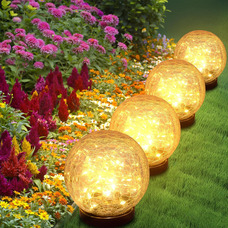 Solar Glow Garden — преміальні садові лампи на сонячній батареї з ефектом теплого світла
