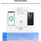 Біометричний розумний замок Splency: відбиток пальця, App, WiFi, код, RFID. Чорний, для дому та офісу