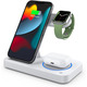 Уцінка Бездротовий зарядний пристрій 4 в 1 Wireless Fast Charge 15 W для телефона, смарт-годинник і навушників