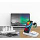 Уцінка Бездротовий зарядний пристрій 4 в 1 Wireless Fast Charge 15 W для телефона, смарт-годинник і навушників
