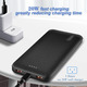 Уцінка Power Bank Miady 24000 мА·год 20W PD USB Type-C портативний зарядний пристрій, чорний