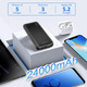 Уцінка Power Bank Miady 24000 мА·год 20W PD USB Type-C портативний зарядний пристрій, чорний
