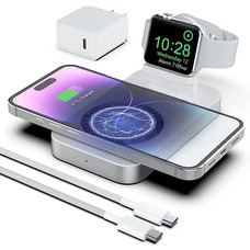 Бездротова зарядна станція 2 в 1 для Apple