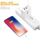 Унверсальний Зарядний пристрій адаптер для подорожей Travel Adapter QC3.0 USB-C подвійна напруга 100-240 В, 30Вт