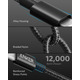 Кабель Anker New Nylon USB-C - Lightning (0.3 м): Apple MFi сертифікований, швидка зарядка PD, нейлонове обплетення, чорний
