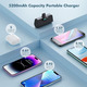 Портативний зарядний пристрійПовербанкPowerBank - 5200mAh, невеликий акумулятор Type-C
