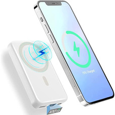 Портативний зарядний пристрій Повербанк PowerBank 10000 мАг 22,5 Вт, швидка зарядка PD20W USB C, MagSafe