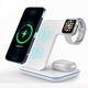Уцінка Бездротова зарядка - стенд Smart Z5 3in1 Fast 15W (iPhone+Apple Watch+AirPods) White