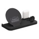 Уцінка Бездротова зарядка 3 в 1 wireless charger 3 in 1 для смартфона смарт-годинника навушників