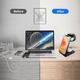 Бездротова зарядка стенд 3в1 Fast 15W iPhone+Apple Watch+AirPods Чорна