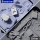 Дорожній адаптер-перехідник Sameriver Type G (UK) з 2 USB та USB-C (3A): Універсальний зарядний пристрій 3250W для Англії та Ірлан