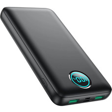 Павербанк Power Bank 25 Вт, PD QC4.0, 30800 мАг, швидка зарядка, 3 виходи, USB-C, РК-дисплей