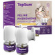 Набір феромонних дифузорів для котів TopSum Amethyst 2 шт: заспокійливий засіб, 2x48 мл, площа до 65 м², проти стресу