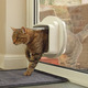 Дверцята для кішок SureFlap Sure Petcare DualScan з мікрочіпом, RFID-бірки для нашийників та сумісність з мікрочіпом, керування