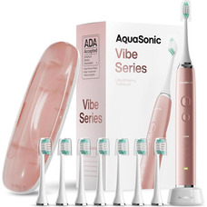 Електрична зубна щітка Aquasonic Vibe Series Ultra - Satin Rose Gold